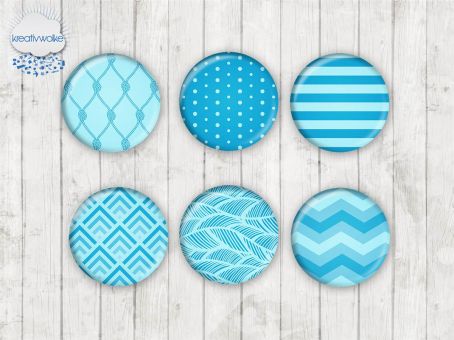 Motiv-Cabochons 1607 25mm (6 Stk)